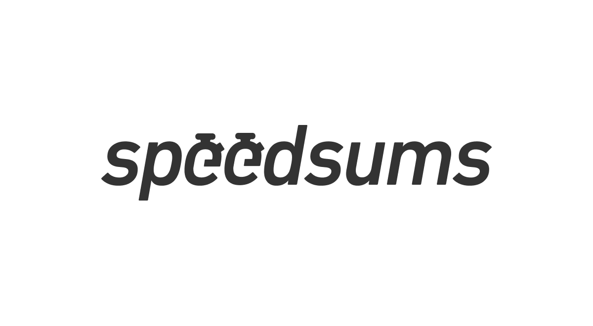 Speedsums How Fast Can You Math 
